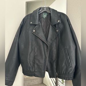 Pleather Jacket-Medium